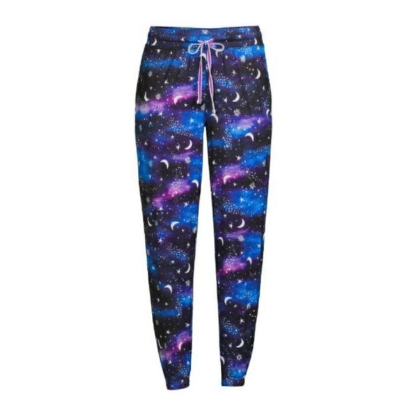 Briefly Stated Other - Starry Night Ladies Sleep Joggers with Pockets